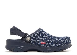 Zueco todoterreno Levi’s x Classic «Sashiko – Azul marino»