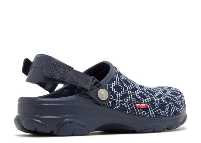 Zueco todoterreno Levi’s x Classic «Sashiko – Azul marino»