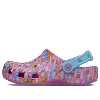 Zuecos clásicos Crocs (GS) x Lisa Frank «Rosa Azul» 208826