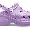 Zuecos clásicos Crocs para mujer, estilo retro, para exteriores, suela gruesa, color morado, 206302-5PR Zuecos clásicos Crocs para mujer, estilo retro, para exteriores, suela gruesa, color morado, 206302-5PR