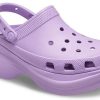 Zuecos clásicos Crocs para mujer, estilo retro, para exteriores, suela gruesa, color morado, 206302-5PR Zuecos clásicos Crocs para mujer, estilo retro, para exteriores, suela gruesa, color morado, 206302-5PR