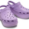 Zuecos clásicos Crocs para mujer, estilo retro, para exteriores, suela gruesa, color morado, 206302-5PR Zuecos clásicos Crocs para mujer, estilo retro, para exteriores, suela gruesa, color morado, 206302-5PR