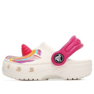 Zuecos clásicos Crocs (PS) para playa, divertidos, blancos, 207073-100