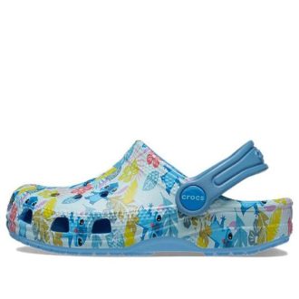 Zuecos clásicos Crocs (TD) Crocs x Disney con estampado hawaiano Stitch 209471-4TB