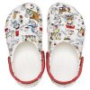 Zuecos clásicos Crocs x Peanuts con estampado integral 208629-94S