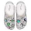 Zuecos clásicos Crocs x Steven Harrington «Quickstrike – Blanco y negro» 208145-103