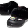 Zuecos clásicos Crocs, zapatillas unisex negras Crocs 207409-001