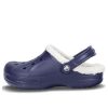 Zuecos clásicos Crocs, zapatillas unisex resistentes al desgaste en azul marino 16244-49U