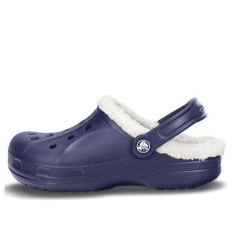 Zuecos clásicos Crocs, zapatillas unisex resistentes al desgaste en azul marino 16244-49U