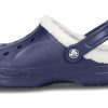 Zuecos clásicos Crocs, zapatillas unisex resistentes al desgaste en azul marino 16244-49U