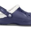 Zuecos clásicos Crocs, zapatillas unisex resistentes al desgaste en azul marino 16244-49U