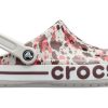 Zuecos clásicos estampados Crocs Bayaband «Blanco, marrón y rojo» 205840-1CD