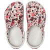Zuecos clásicos estampados Crocs Bayaband «Blanco, marrón y rojo» 205840-1CD