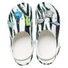 Zuecos clásicos ingleses Crocs x Ron «Animal Stripes» 207619-100