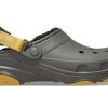 Zuecos Crocs All-Terrian con forro «Dusty Olive» 207936-3J5