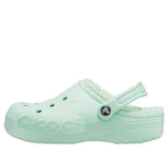 Zuecos Crocs Baya con forro «Neo Mint» 205969-3TS