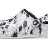 Zuecos Crocs Baya con forro polar, unisex, color blanco y gris, 205975-10M