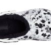 Zuecos Crocs Baya con forro polar, unisex, color blanco y gris, 205975-10M