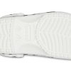 Zuecos Crocs Baya con forro polar, unisex, color blanco y gris, 205975-10M