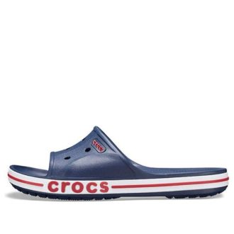 Zuecos Crocs Bayaband Azul Blanco Rojo Unisex 205392-4CC