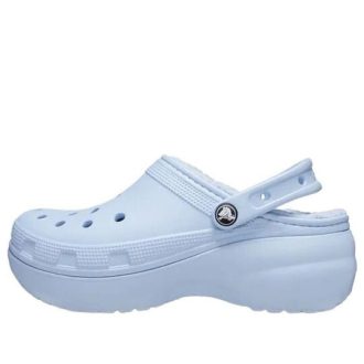 Zuecos Crocs Beach Clouds para mujer, color azul cielo, 207938-4NS