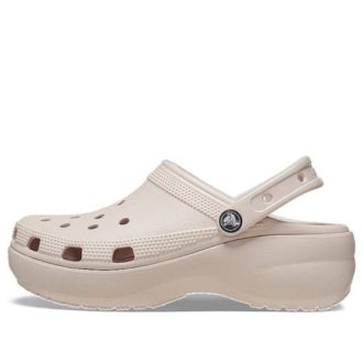 Zuecos Crocs Beach Clouds para mujer, color beige, 206750-6UR