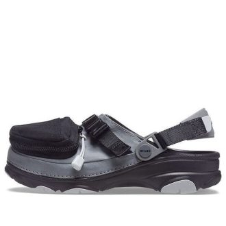 Zuecos Crocs BEAMS x Classic All-Terrain para exteriores, color negro, 207447-001