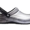 Zuecos Crocs Bistro Graphic «Negro Plateado» 204044-041