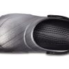 Zuecos Crocs Bistro Graphic «Negro Plateado» 204044-041