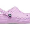 Zuecos Crocs Classic Baya con forro rosa 207500-5Q5