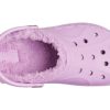 Zuecos Crocs Classic Baya con forro rosa 207500-5Q5