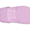 Zuecos Crocs Classic Baya con forro rosa 207500-5Q5