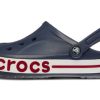 Zuecos Crocs Classic Bayaband «Rojo Marino» 205089-4CC