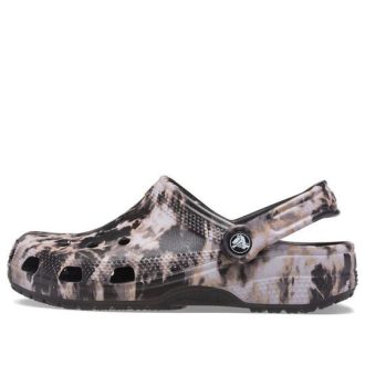 Zuecos Crocs Classic Bleach Dye «Negro y blanco» 207326-001