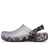 Zuecos Crocs Classic Bleach «Translúcido Negro Blanco» 207333-001