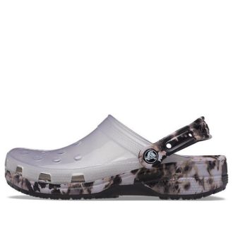 Zuecos Crocs Classic Bleach «Translúcido Negro Blanco» 207333-001