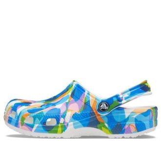 Zuecos Crocs Classic Bubble Block «Azul Multi» 207298-94S