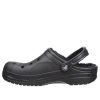 Zuecos Crocs Classic Casual Warm, unisex, color negro, 203766-060