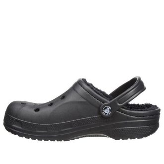 Zuecos Crocs Classic Casual Warm, unisex, color negro, 203766-060