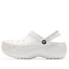 Zuecos Crocs Classic Clouds Retro Beach Shoe Blanco 206750-100