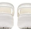 Zuecos Crocs Classic Clouds Retro Beach Shoe Blanco 206750-100