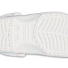 Zuecos Crocs Classic con estampado de Crocs, sandalias deportivas de tacón plano en color azul 205453-6SN