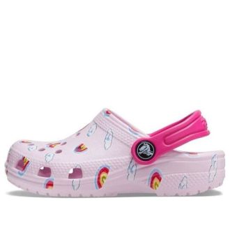 Zuecos Crocs Classic con estampado gráfico «Rosa» 207321-6GD
