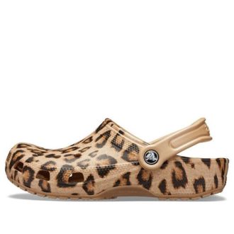 Zuecos Crocs Classic con estampado «Leopard Gold» 205838-98R