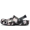 Zuecos Crocs Classic con estampado «Negro Rosa» 205838-97J