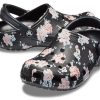 Zuecos Crocs Classic con estampado «Negro Rosa» 205838-97J