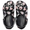 Zuecos Crocs Classic con estampado «Negro Rosa» 205838-97J