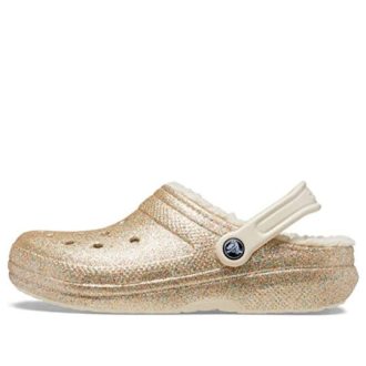 Zuecos Crocs Classic con forro brillante «Dorados» 504271