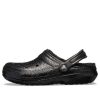 Zuecos Crocs Classic con forro brillante «Negro» 205842001