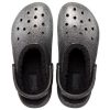 Zuecos Crocs Classic con forro brillante «Negro Plata» 205842-067